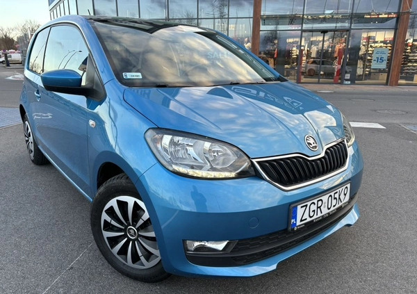 Skoda Citigo cena 31900 przebieg: 55000, rok produkcji 2018 z Lębork małe 121